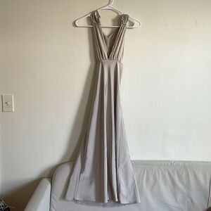 MOTF Satin Dress Beige
